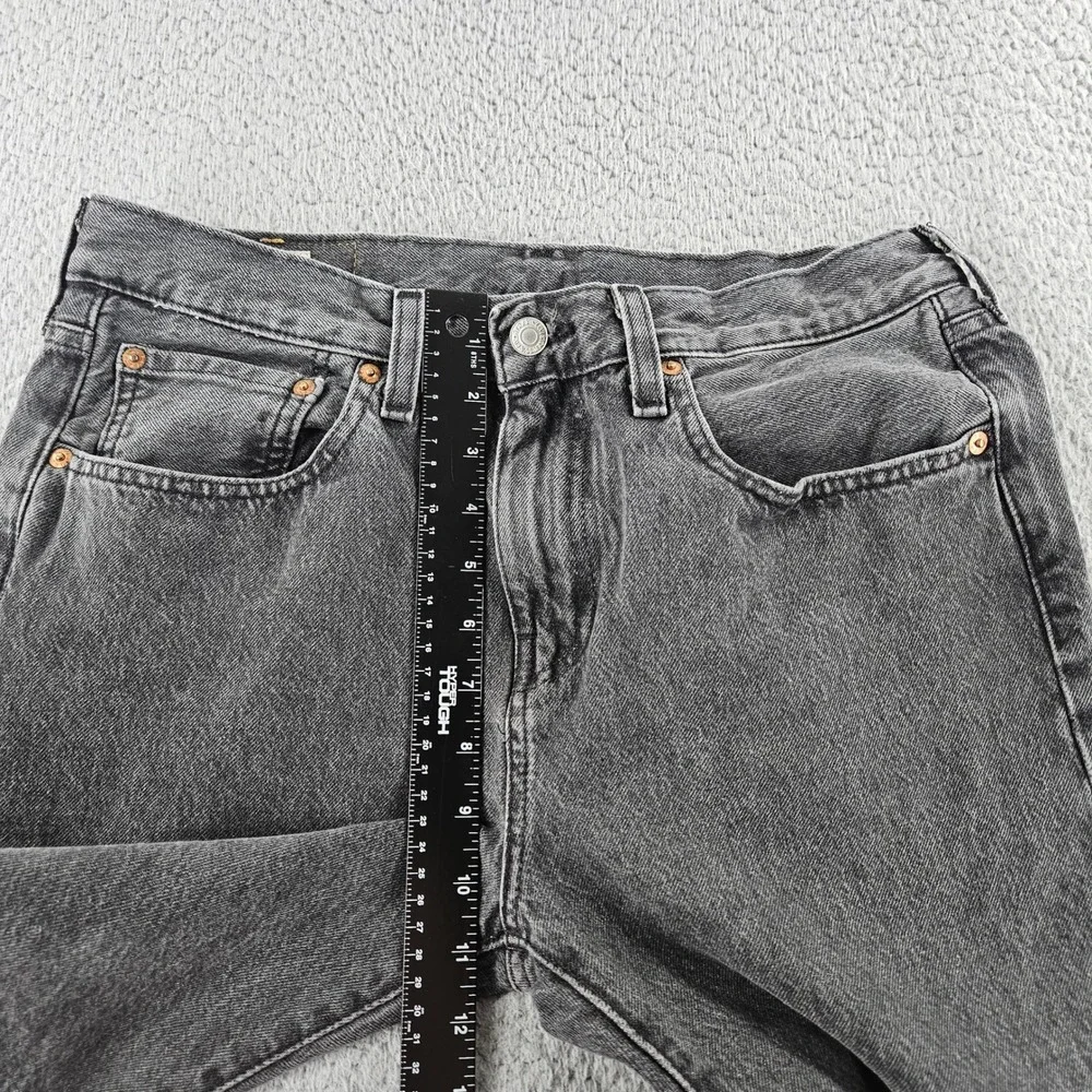 Levis Jeans Mens 31 Black Premium 512‎ Slim Tapered Lo Ball Stretch Denim